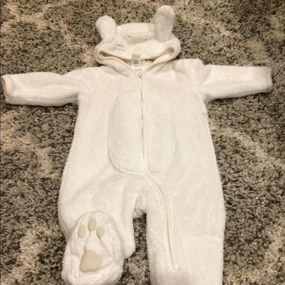 Winter bunny suit (newborn-3/6months)